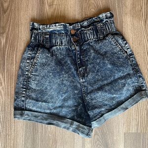 No Boundaries Stretchy Denim Shorts